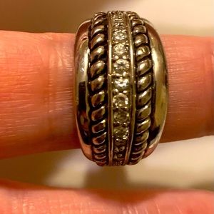 Lia Sophia Ring Silver Plated